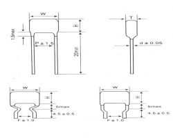 保定CL21X 环氧粉末封装小型金属化聚酯膜电容器