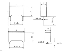 MKP82塑料外壳双面金属化聚丙烯膜电容器