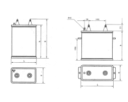 乌苏CH69A/84A直流传动电力机车金属化电容器