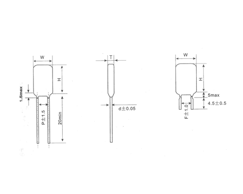 Ch11 inductive foil type polyester polypropylene film composite dielectric capacitor