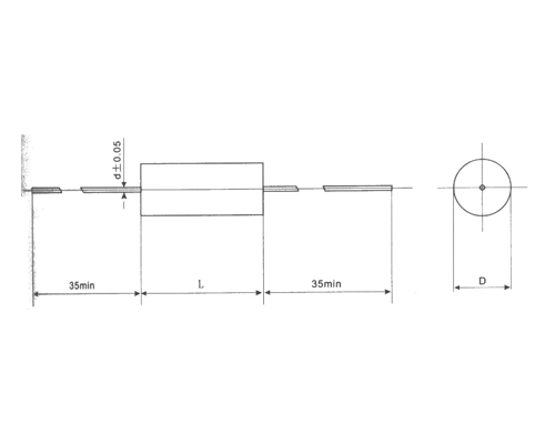 Cbf10 PTFE film capacitor