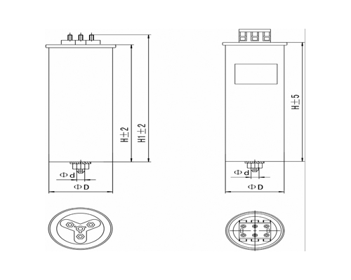 Bsmj self healing low voltage shunt capacitor