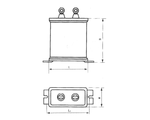 Cbbt metallized polypropylene film AC capacitor