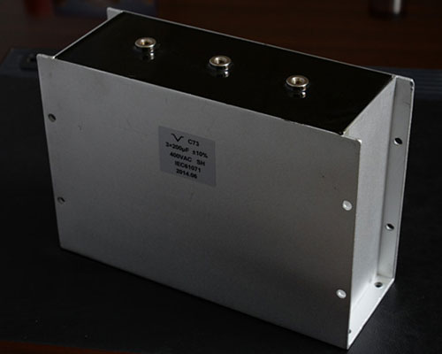 Three phase AC filter capacitor