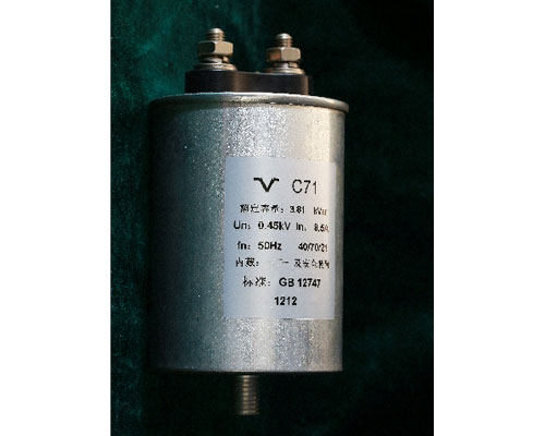 Harmonic filter capacitor