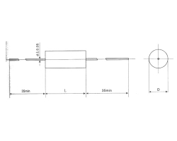 Cls20 axial metallized polycarbonate film capacitor