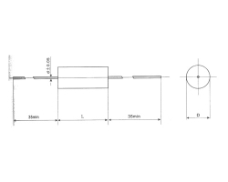 Cbf10 PTFE film capacitor