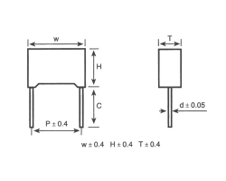 Mkp61r metallized polypropylene film anti interference and capacitance module