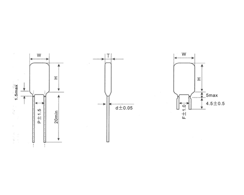 CL11 inductive foil polyester film capacitor CL11 inductive foil polyester film capacitor