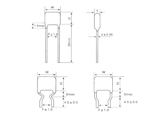 Cln21 metallized poly (naphthalene ethyl ester) film high temperature capacitor