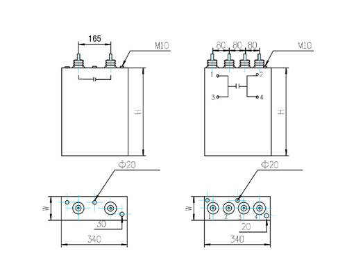 Dktfm high voltage AC Metallized Polypropylene Film Capacitor Dktfm high voltage AC Metallized Polypropylene Film Capacitor